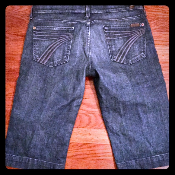 7 For All Mankind Denim - 7 for Mankind Dojo Crop Stretch Jeans
